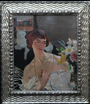 helen mackenzie - portrait - richard taylor fine art -framed (1)