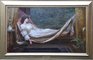 Mary Osborne - The Golden Daydream - Pre- Raphaelite Female- Richard Taylor Fine Art