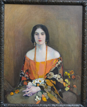 Norah Neilson Gray - Exotic - Glasgow Girl - Ricaard Taylor Fine Art