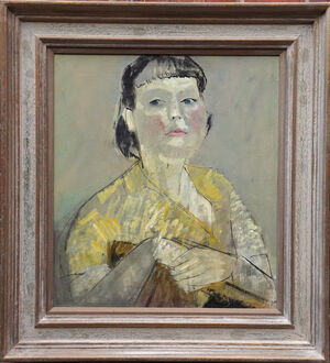 Pauline Glass - Lady in Yellow - Richard Taylor Fine Art