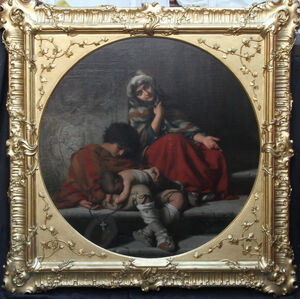 Rudolph Lehmann - Roman Beggars Richard Taylor Fine Art