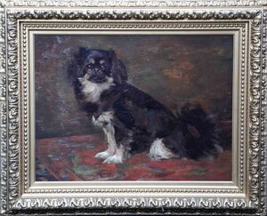 Samuel Fulton - Portrait of a Dog - Richard Taylor Fine Art