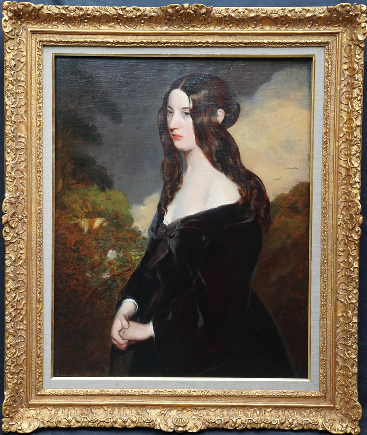 Scottish Female Portrait by Andrew Geddes at Richard Taylor Fine Art