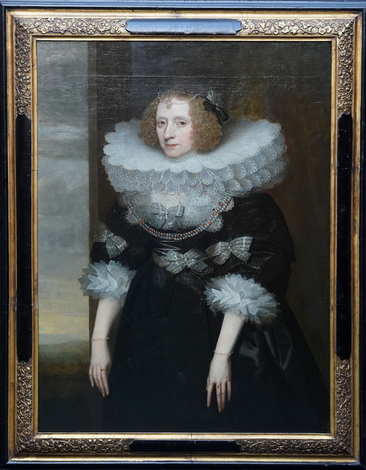 Flemish Portrait of a Duchess by Anthony van Dyck at  Richard Taylor Fine Art