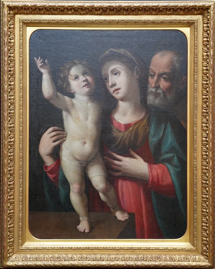 Italian Portrait of Holy Family by Bartolomeo Schedoni at  Richard Taylor Fine Art