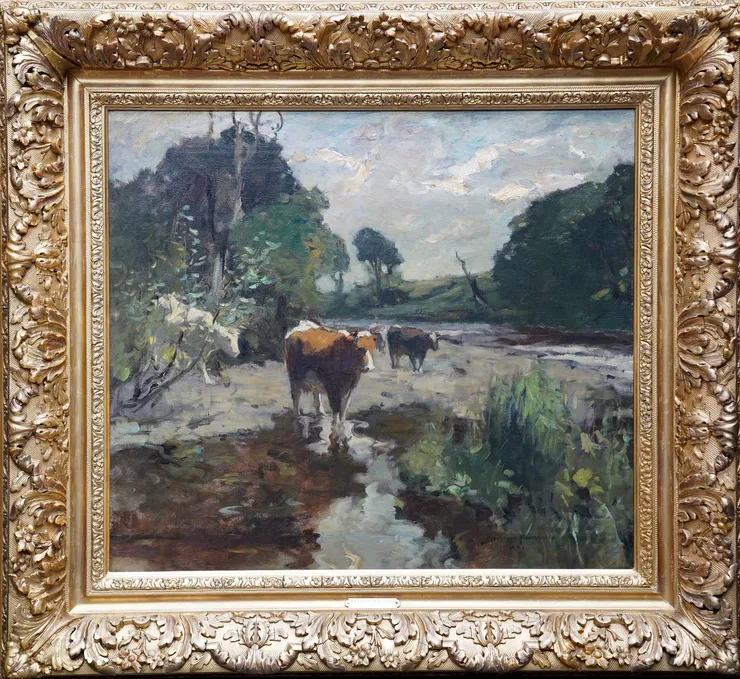 British Landscape Yorkshire by Bertram Priestman at Richard Taylor Fine Art