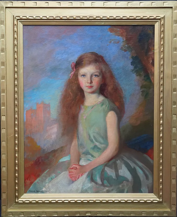 British Art Deco Portrait by Charles Buchel at Richard Taylor Fine Art