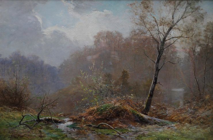 John Bates Noel - Departing Winter - Cowleigh Woods West Malvern ...