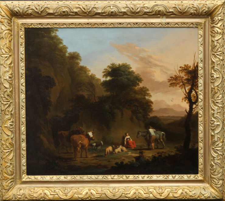 Dutch Golden Age landscape by Dirck van Bergen at Richard Taylor Fine Art