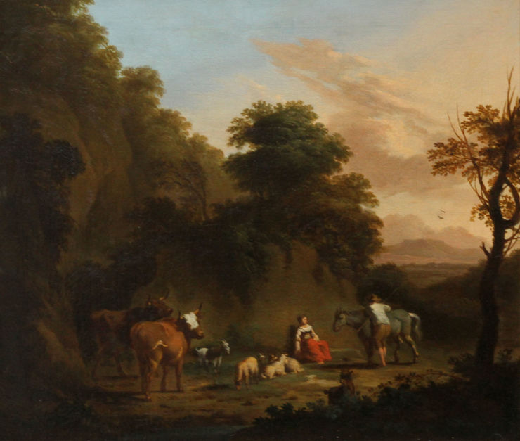 Dutch 17th century Old Master landscape by Dirck van Bergen Richard Taylor Fine Art