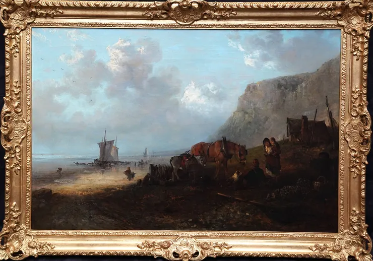 British Coastal Landscape by Edward Robert Smythe at Richard Taylor Fine Art