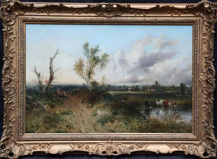 British Landscape by Frederick Waters Watts at Richard Taylor Fine Art