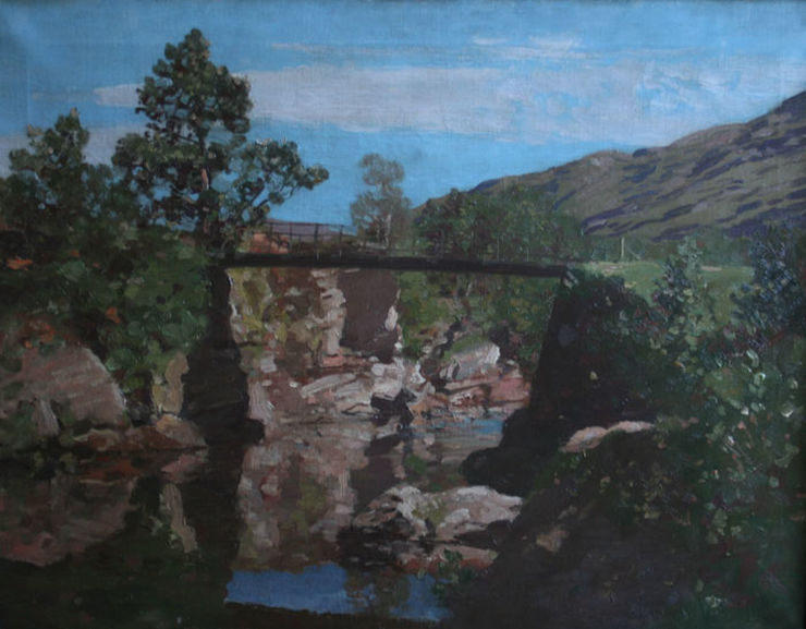 George Houston - River Orchy - Richard Taylor Fine Art