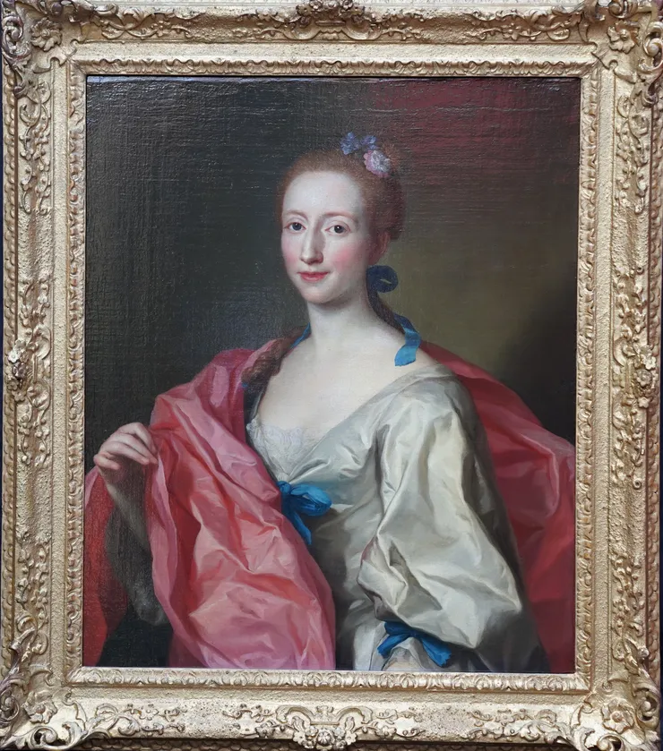 Italian Portrait of a Lady by Jacopo Amigoni at Richard Taylor Fine Art