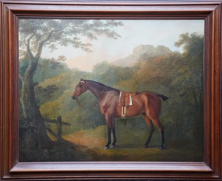 British Horse in a Landscape by John Boultbee at Richard Taylor Fine Art