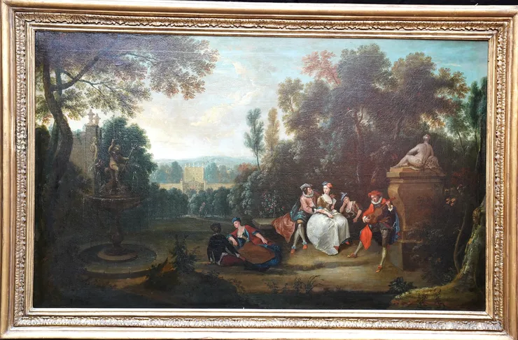 French Pastoral by Joseph Frans Nollekens at Richard Taylor Fine Art