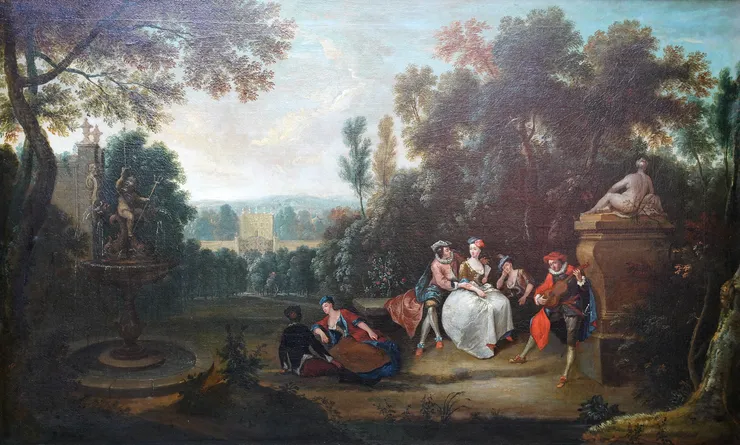 French 18th century Pastoral by Joseph Frans Nollekens Richard Taylor Fine Art