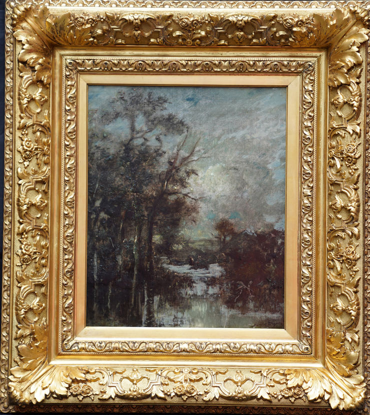 French Barbizon River Landscape by Jules Dupre at  Richard Taylor Fine Art