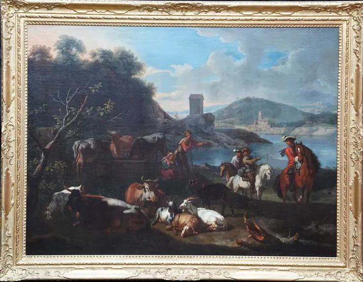 Dutch Golden Age Landscape Pieter van Laer at Richard Taylor Fine Art