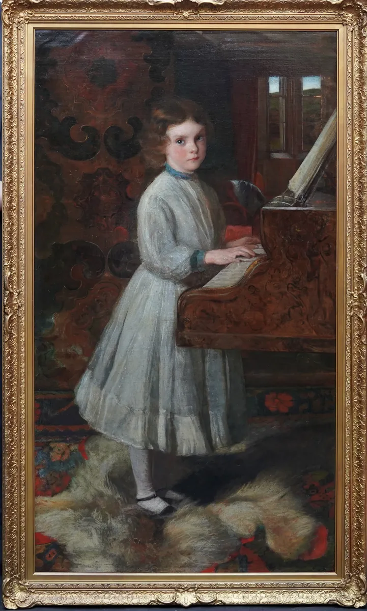 British Musical Portrait  by Ralph Peacock circle at Richard Taylor Fine Art