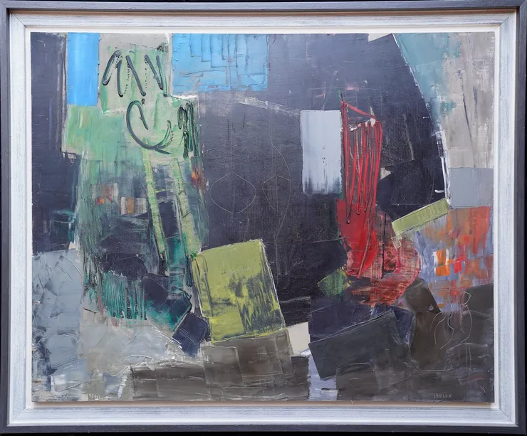 British Abstract art by Robert Sadler at Richard Taylor Fine Art