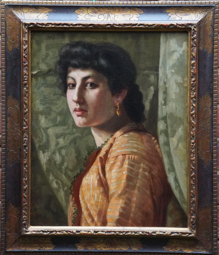 British Female Portrait by William Breakspeare at Richard Taylor Fine Art