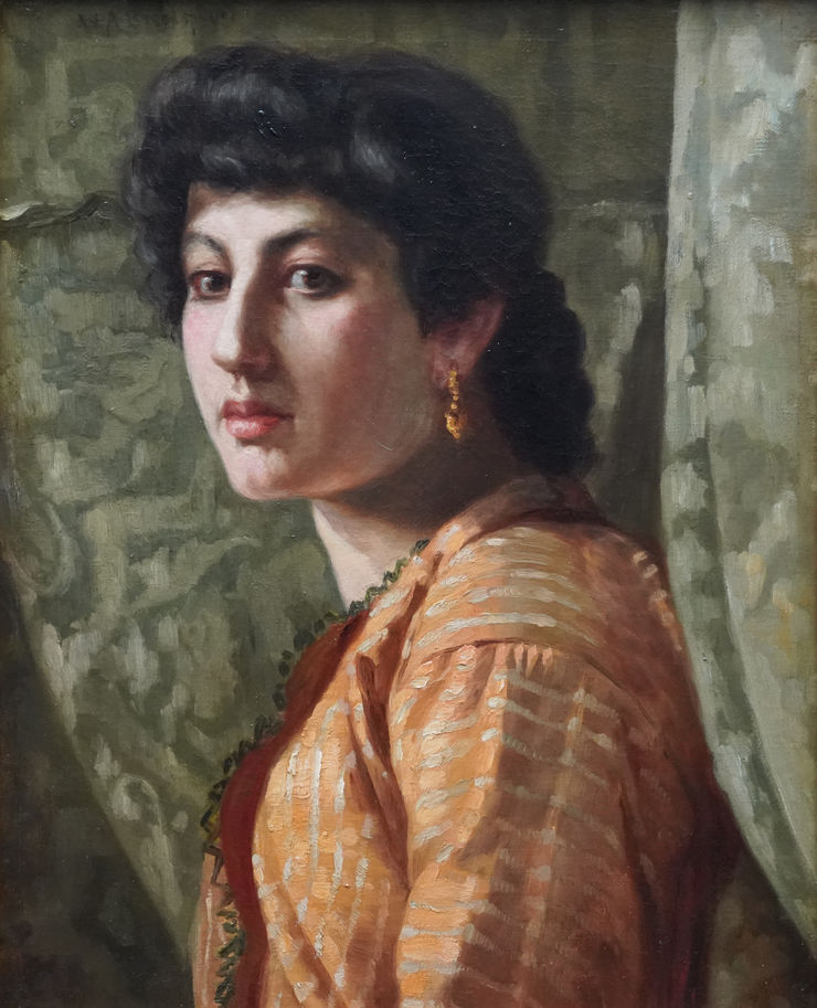 British Edwardian Portrait by William Breakspeare  Richard Taylor Fine Art