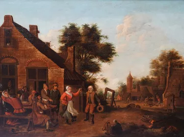 Villagers in a Landscape 