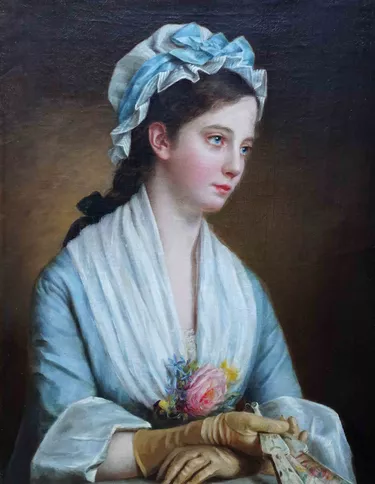 Portrait of a Lady with Fan