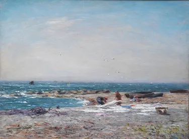 Washing Day in a Coastal Landscape