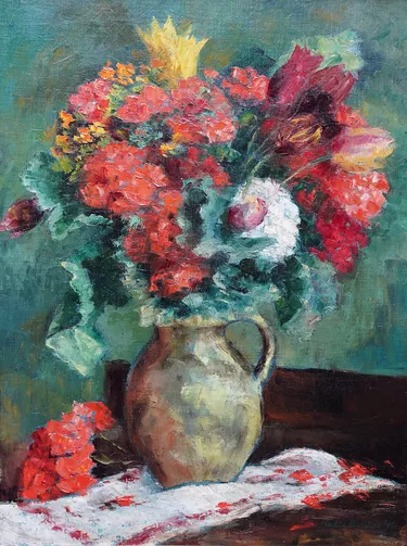 Still Life of Flowers in a Jug