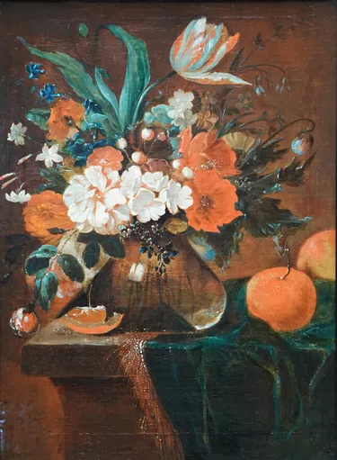 Still Life of Flowers and Fruit