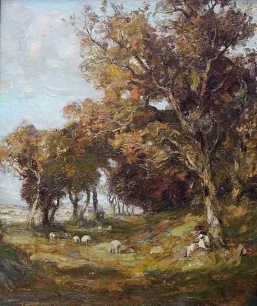 Landscape with Sheep