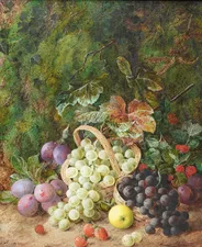 British Victorian Still Life of Fruit by George Clare at Richard Taylor Fine Art