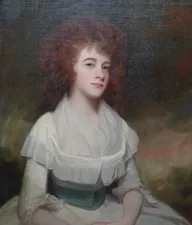 British Old Master Portrait by George Romney Richard Taylor Fine Art