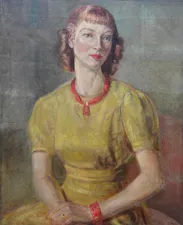 ../British Thirties Portrait by Hedwig Pillitz Richard Taylor Fine Art