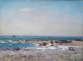 Scottish Victorian Coastal Landscape by Joseph Henderson at Richard Taylor Fine Art