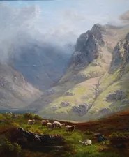 ../Scottish Victorian Landscape by William M Davies Richard Taylor Fine Art